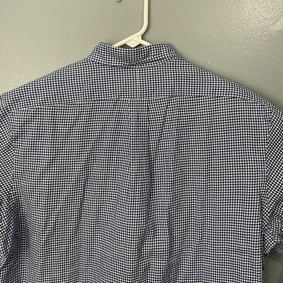 Polo Ralph Lauren Casual Shirt Mens XL XLarge‎ Button Down  Blue Plaid Red Pony - Picture 10 of 12
